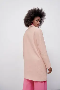 پالتو زنانه صورتی زارا