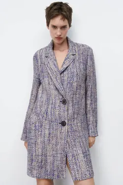 پالتو زنانه چند رنگ زارا