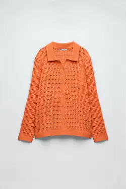 شومیز زنانه نارنجی زارا