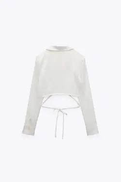 شومیز زنانه سفید زارا