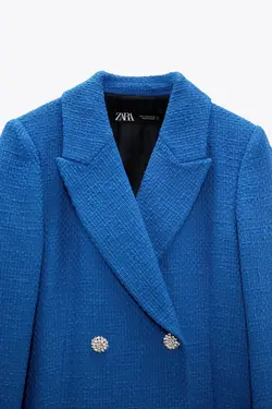 پالتو زنانه آبی زارا