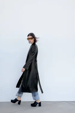 پالتو زنانه مشکی زارا