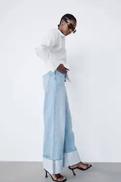 شومیز زنانه سفید زارا