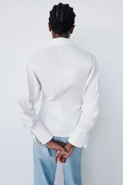 شومیز زنانه سفید زارا