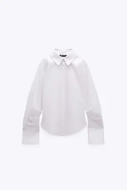 شومیز زنانه سفید زارا