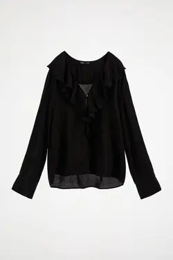 شومیز زنانه مشکی زارا