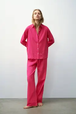 شومیز زنانه صورتی زارا