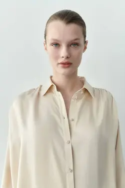 شومیز زنانه بژ زارا