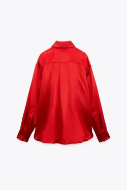 بلوز زنانه قرمز زارا