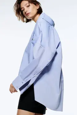 شومیز زنانه آبی زارا