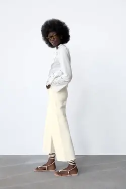 بلوز زنانه سفید زارا