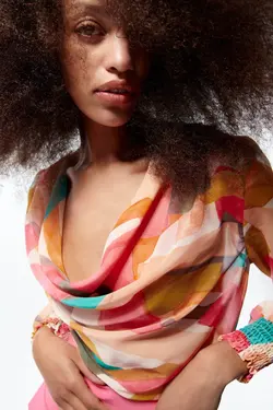 بلوز زنانه چند رنگ زارا