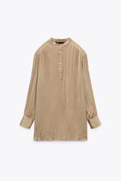 بلوز زنانه خاکستری زارا