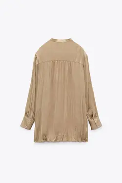 بلوز زنانه خاکستری زارا