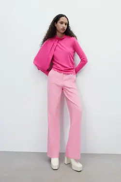 بلوز زنانه سرخابی زارا