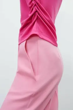 بلوز زنانه سرخابی زارا