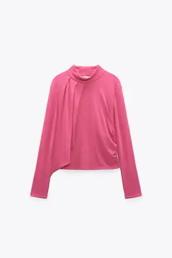 بلوز زنانه سرخابی زارا