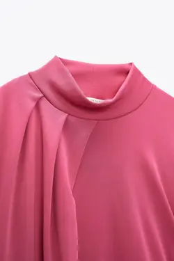 بلوز زنانه سرخابی زارا