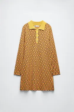 پیراهن کوتاه زنانه چند رنگ زارا