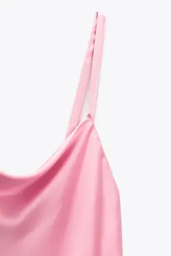 پیراهن کوتاه زنانه صورتی زارا