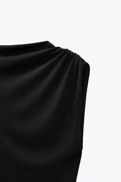 پیراهن کوتاه زنانه مشکی زارا