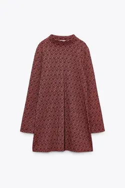 پیراهن کوتاه زنانه سرخابی زارا