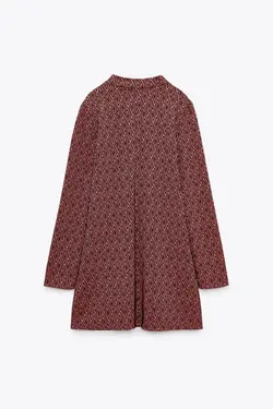 پیراهن کوتاه زنانه سرخابی زارا