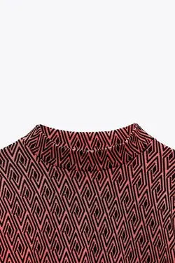 پیراهن کوتاه زنانه سرخابی زارا