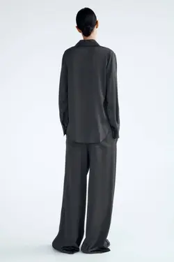 بلوز زنانه خاکستری زارا