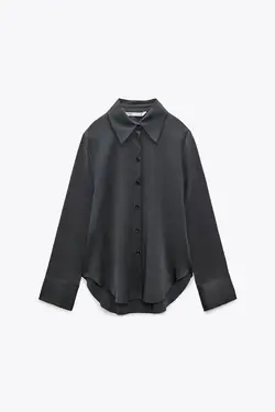 بلوز زنانه خاکستری زارا