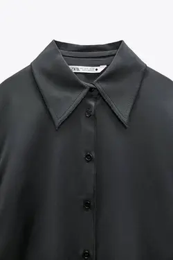 بلوز زنانه خاکستری زارا