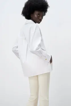 بلوز زنانه سفید زارا