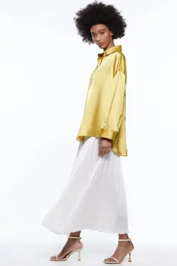 شومیز زنانه زرد زارا