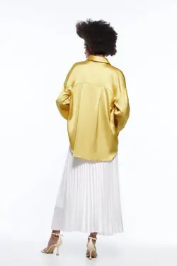 شومیز زنانه زرد زارا