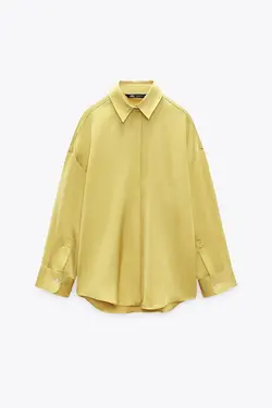 شومیز زنانه زرد زارا