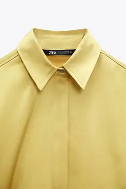 شومیز زنانه زرد زارا