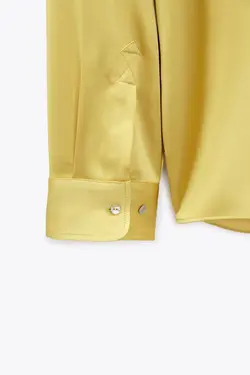 شومیز زنانه زرد زارا