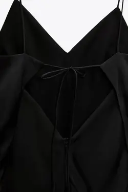 پیراهن کوتاه زنانه مشکی زارا