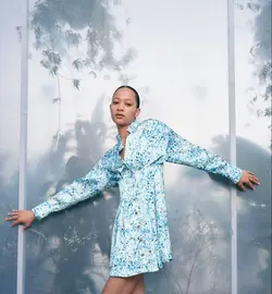 پیراهن کوتاه زنانه چند رنگ زارا