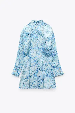 پیراهن کوتاه زنانه چند رنگ زارا