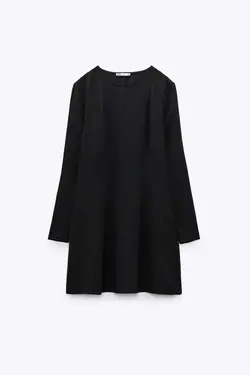 پیراهن کوتاه زنانه مشکی زارا