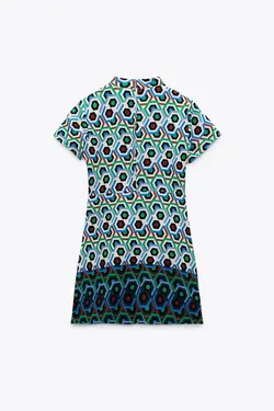 پیراهن کوتاه زنانه چند رنگ زارا