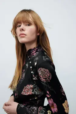 پیراهن کوتاه زنانه مشکی زارا