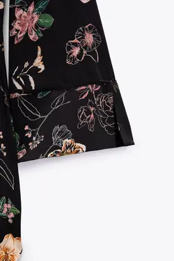 پیراهن کوتاه زنانه مشکی زارا