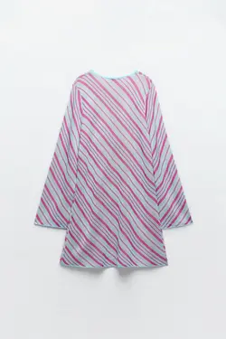 پیراهن کوتاه زنانه چند رنگ زارا