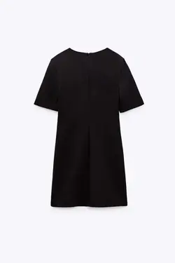 پیراهن کوتاه زنانه مشکی زارا