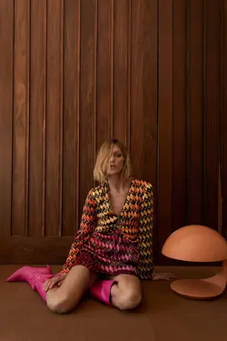 پیراهن کوتاه زنانه چند رنگ زارا