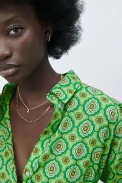 پیراهن کوتاه زنانه چند رنگ زارا