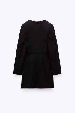 پیراهن کوتاه زنانه مشکی زارا