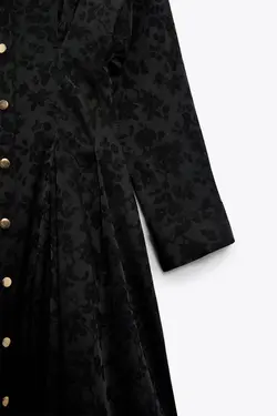 پیراهن کوتاه زنانه مشکی زارا